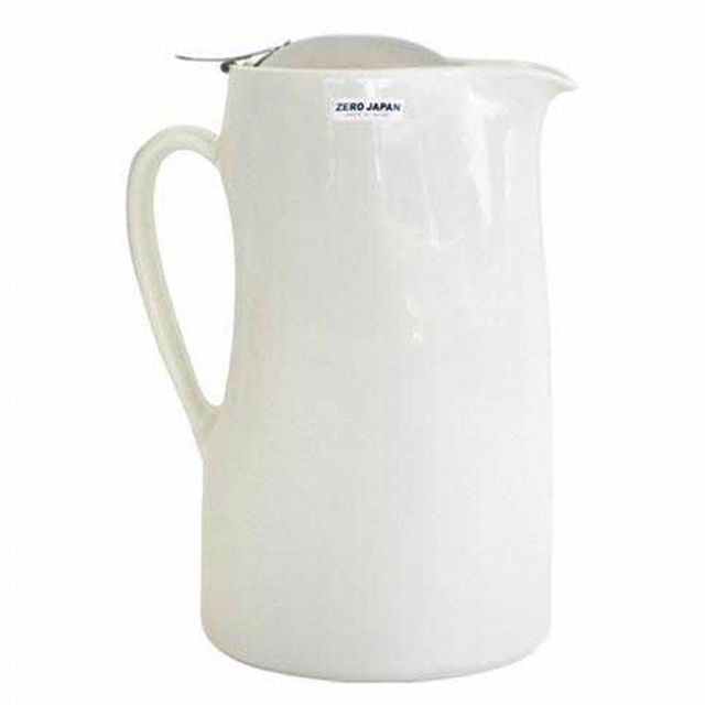 제로재팬 티포트 허브 화이트 1200ml 티팟 차주전자