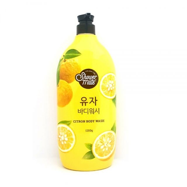 샤워메이트1200g 바디워시 유자