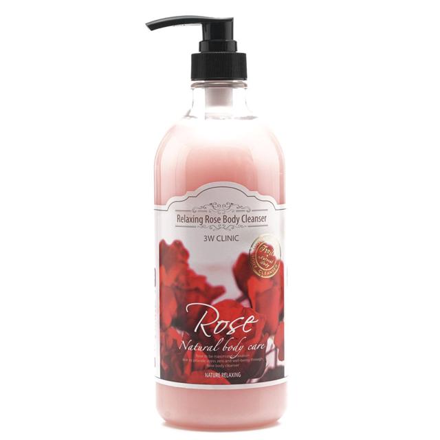 w clinic 바디케어 릴렉싱 로즈 바디 클렌져 1000ml