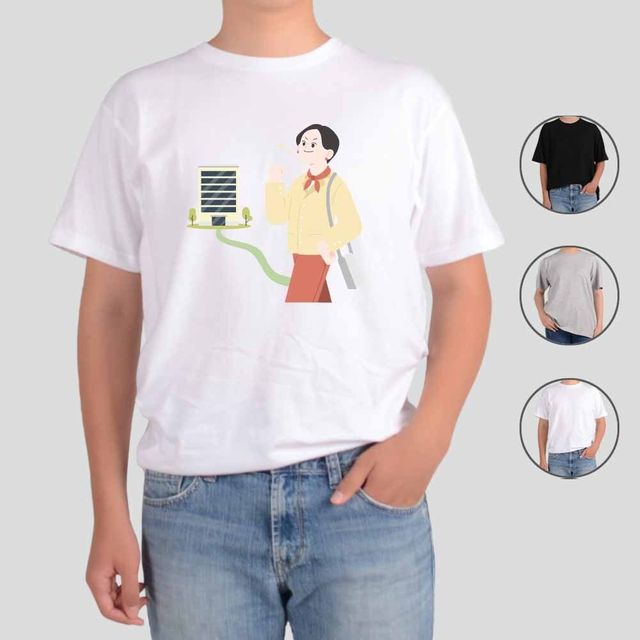 남성 반팔티 오버핏 그래픽 프린트 티셔츠 데일리룩