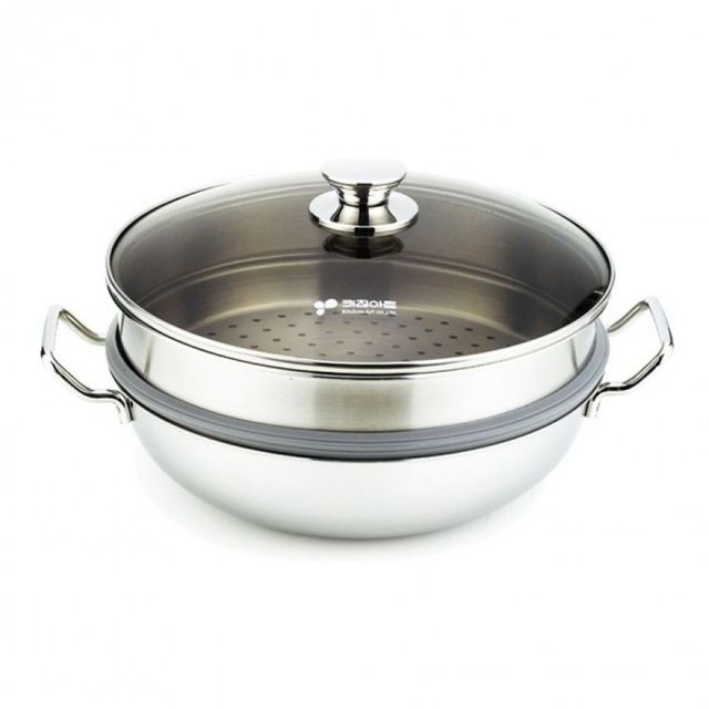 찜기 냄비세트 2단 스텐 30cm