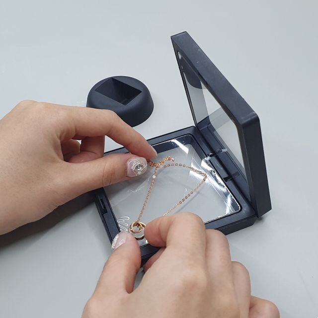 PE필름 악세사리 액자 케이스 블랙 9x9