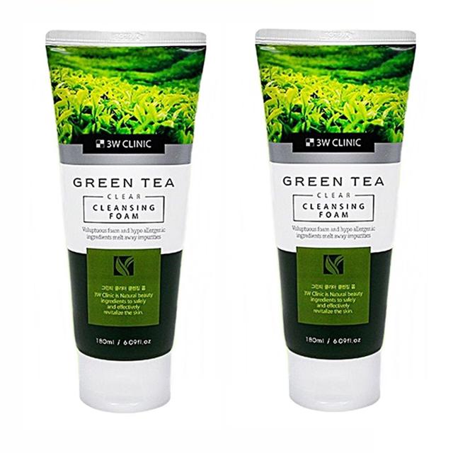 자이 그린티 녹차 폼클렌징 180ml 2개 클렌징폼 세안