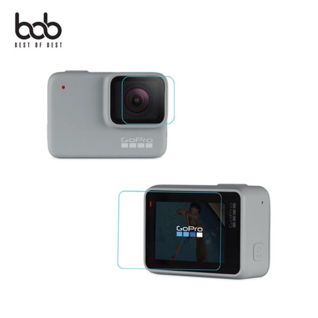 bob 매직쉴드 GoPro Hero7 실버 렌즈+스크린 유리필름