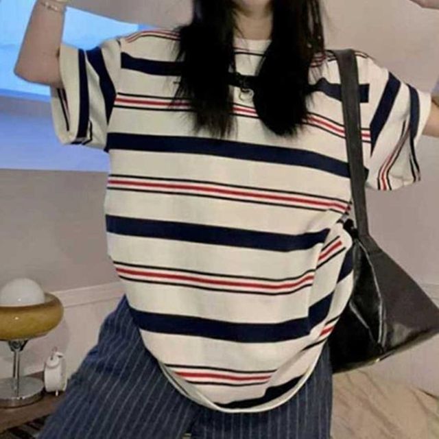캐쥬얼 30성 여성의류 반팔티 긴팔 루즈핏 라운드티