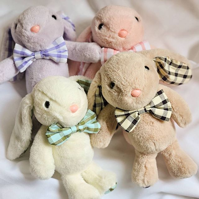 TBZ 러블리 소프트 애착 토끼인형 가방고리 키링 4Colors