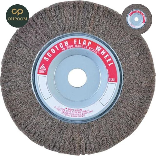 탁상용그라인더 그라인더샌딩 탁상휠 수세미 6x5/825MM 180 1EA