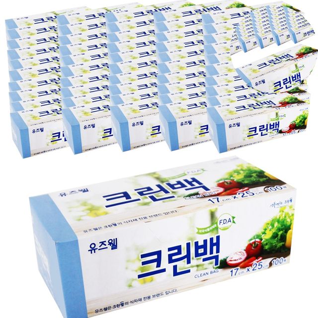 PVC백 배달봉투 크린백 17 x 25 x 100매 50개