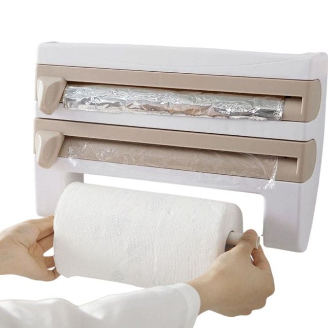 비닐랩 호일 커팅기 디스펜서 (베이지)