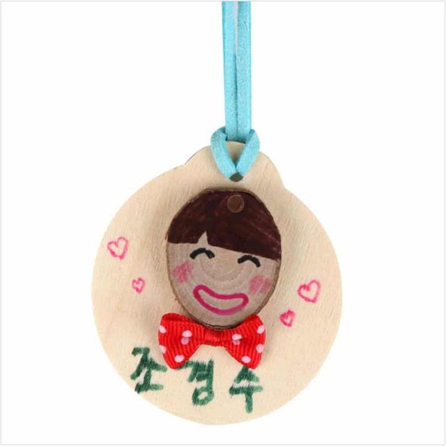 명찰 목걸이 만들기 취미DIY 목걸이키트 나무목걸이만들기
