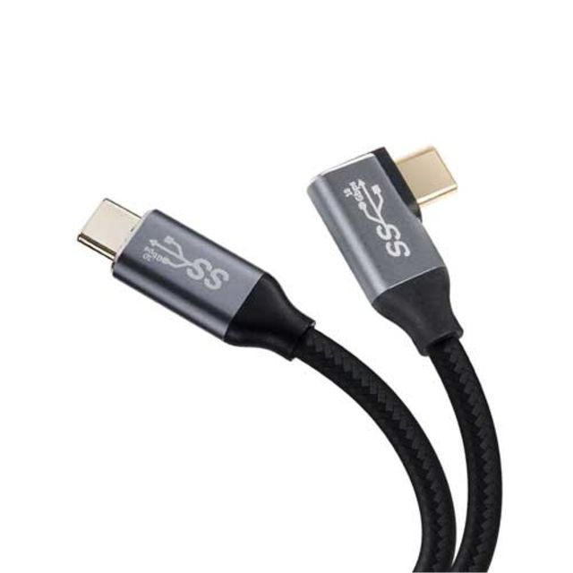 USB 3.1 C타입 PD 고속충전 꺾임 선 3M