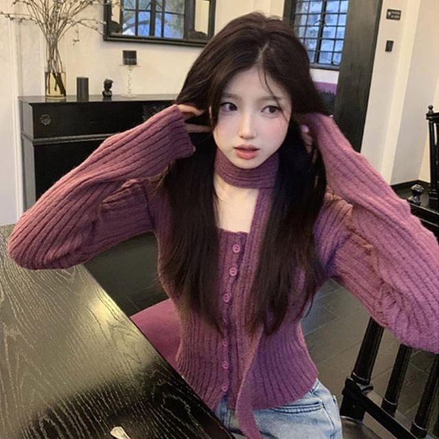 세트 데일리 오버핏 오픈 여자가디건 니트롱 가디건