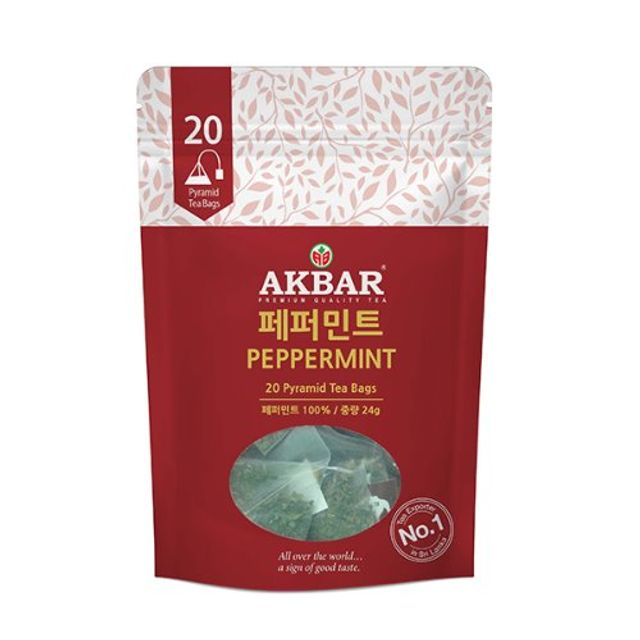 아크바 허브차-페퍼민트 20티백(삼각)/ 지퍼백