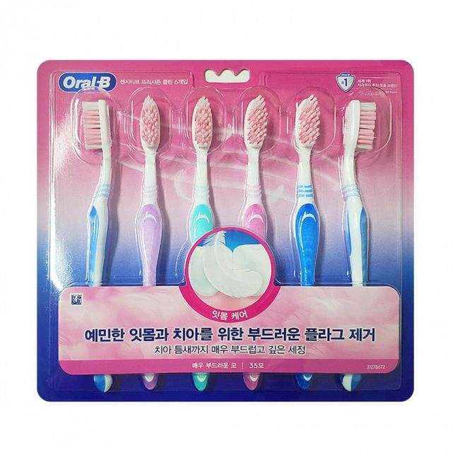 클린칫솔 6개입 성인용