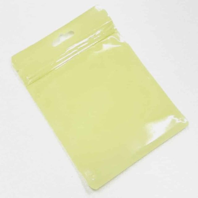 지퍼백 10.5x15cm 라임그린 1p 슬라이드지퍼백 소분용지퍼백 지퍼팩