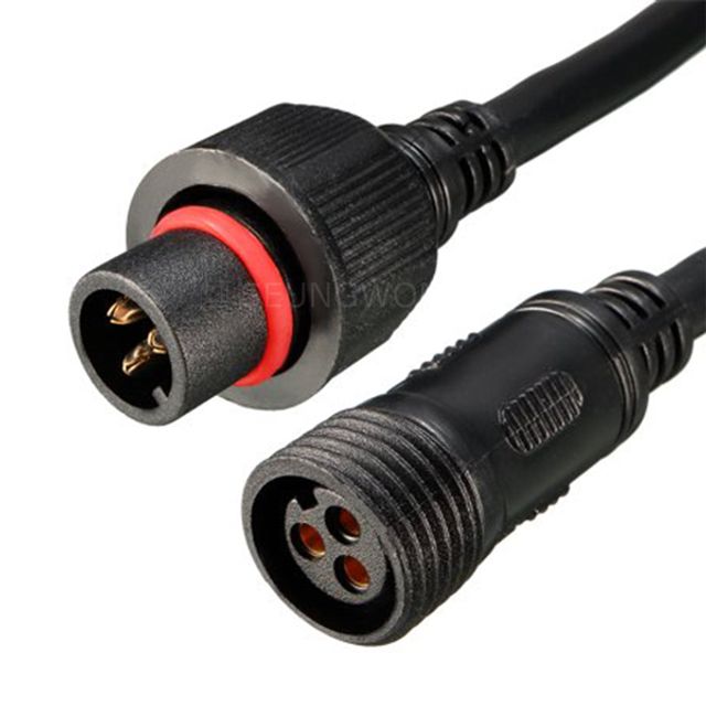 SB0007 방수커넥터 DC전원 서큘라 몰딩 3Px1.5