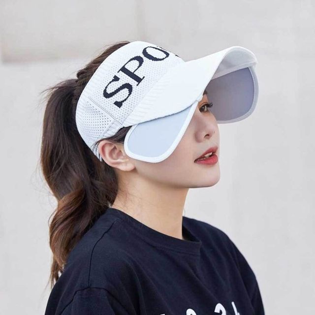 스포츠모자 여름모자 여성용 여름 스포츠 썬캡 1+1