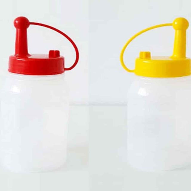 케찹병 150ml 케첩병 업소용소스통 식당양념통 뾰족공병