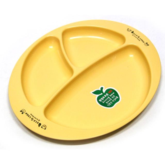 한진옥수수 타원 간식 플레이트 친환경 옥수수 식기 식판