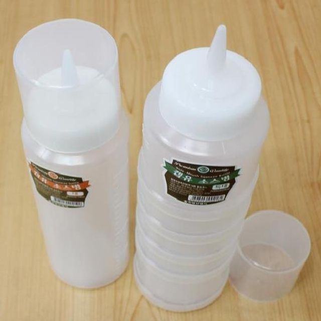 (SM)뚜껑 소스병 450ml-대 분식집소스통 식초병