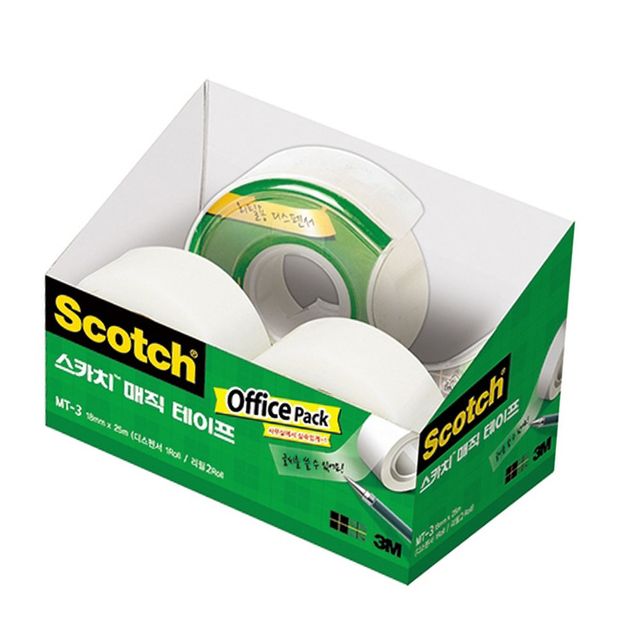 3M 스카치 매직테이프 18x25M 1P 접착 문구 사무 공업