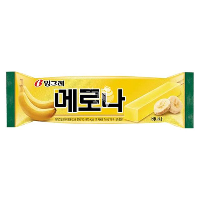 빙그레) 메로나 바나나 1박스 (40개입)