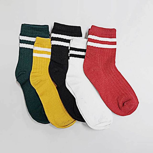 캐쥬얼 중목양말 여성 발목