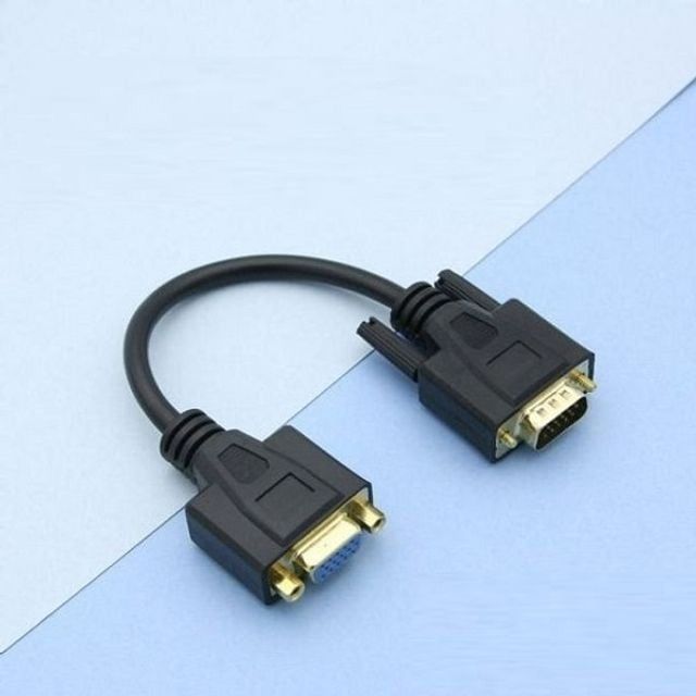 coms 젠더 RGB 15P 모니터 M 컴퓨터 F VGA 20cm