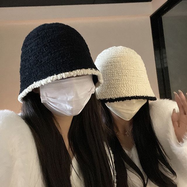 겨울 여성모자 캐주얼 따뜻한 패션 버킷햇