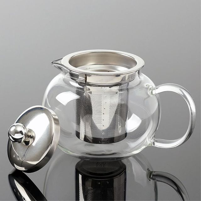 내열유리 투명 티포트 650ml
