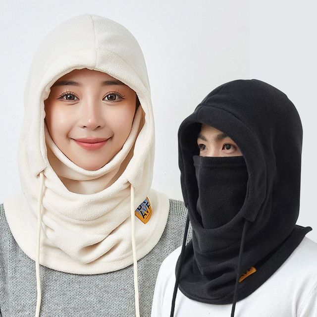 남성 여성 플리스 마스크 후드 넥 워머 모자 남자 라이딩