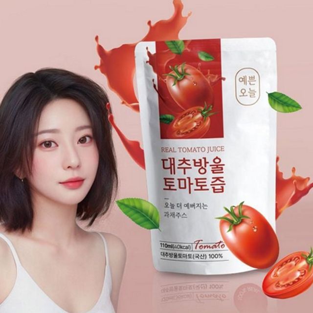 파우치 방울 과채 음료 대추 주스 토마토