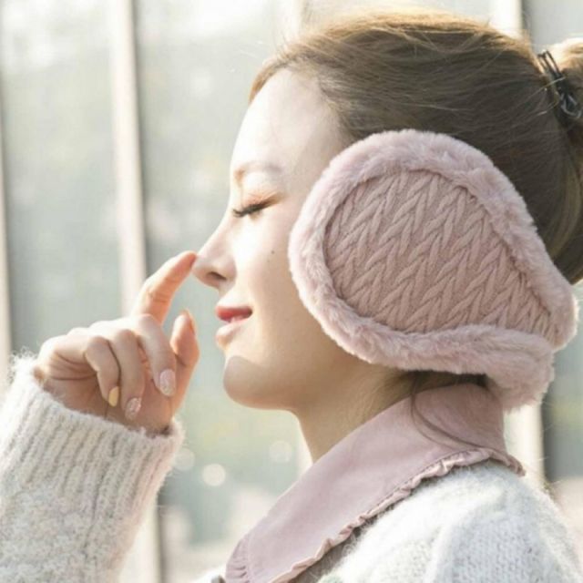 여성 겨울 방한 귀도리 니트 따뜻한 귀돌이 이어머프 방풍