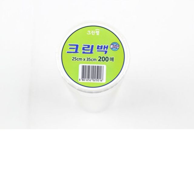 크린롤백 중 25x35 투명비닐 롤백 일회용봉투 식품포장용