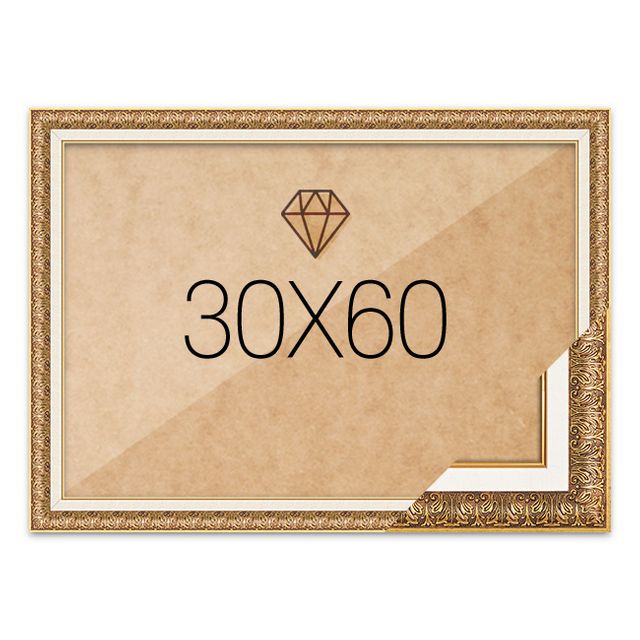보석십자수액자 30x60 고급형 매트앤틱