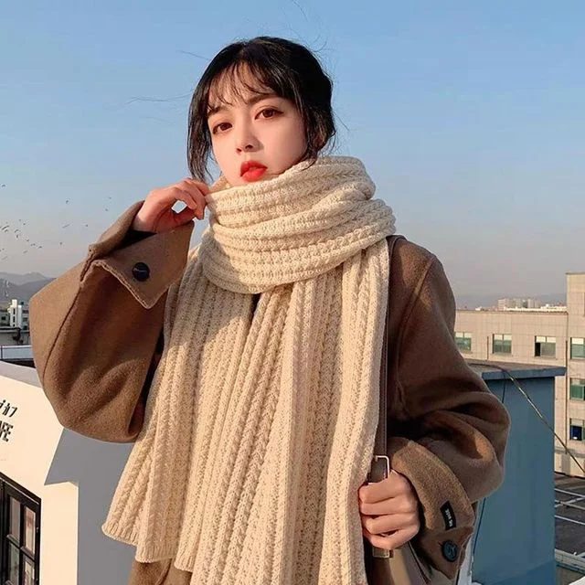 도톰 니트머플러목도리 UC0014 twotone 스
