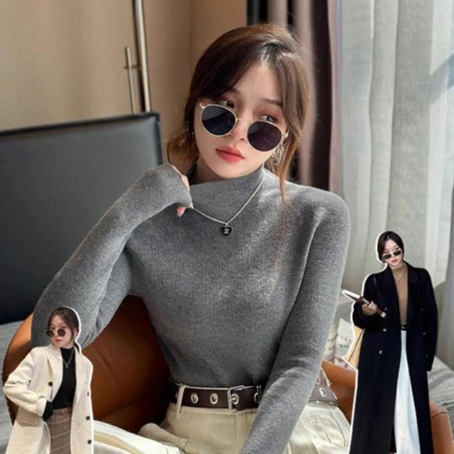티셔츠 스판 반팔티 반팔 골지 반목 패션 목폴라 티