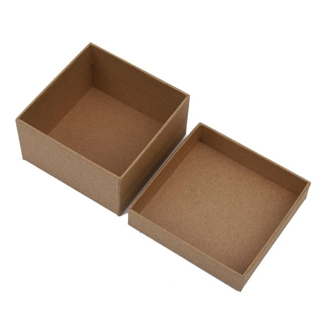크라프트 무지 선물 상자 9x9x5cm 싸바리 박스