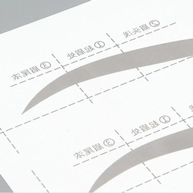 손쉬운 눈썹 정리 그리기가이트 눈썹틀 B타입 1장