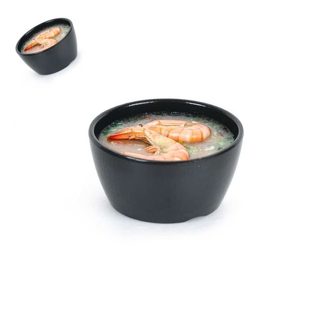 무광 블랙체크 업소용 밥그릇 1호 한정식그릇 멜라민공기 한식그릇 멜라민그릇