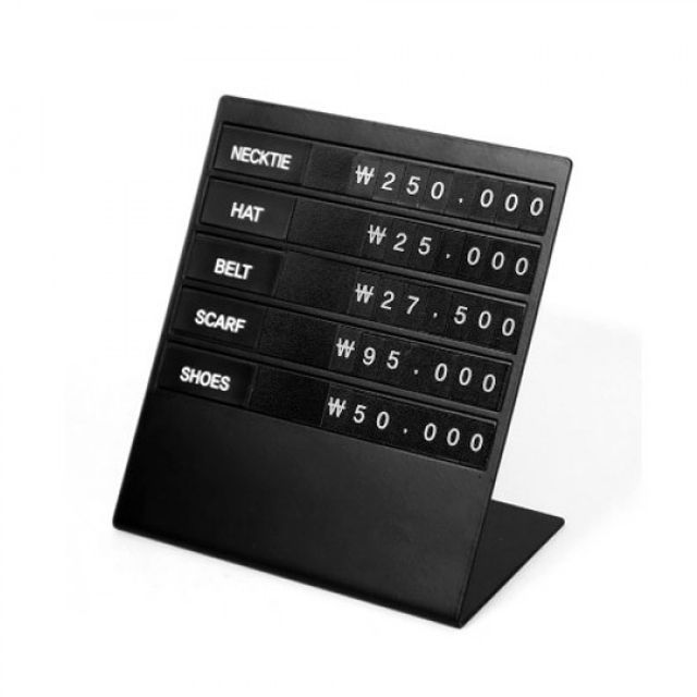 VMD 가격표시대 마네킹 숍카드 가격표 스탠드 백화점 매장