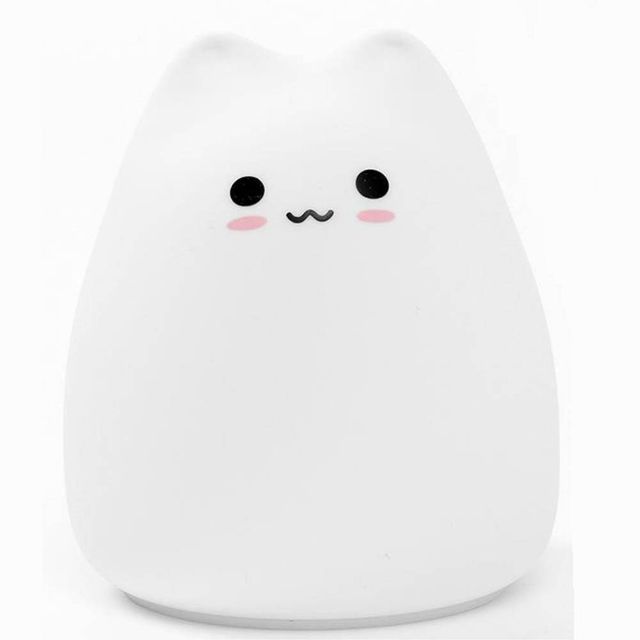 TBZ 실리콘 고양이 무선 무드등(건전지) (B형)