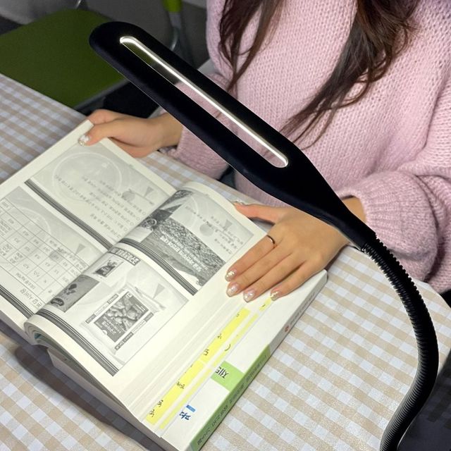 스탠드 집게 USB 블랙 독서등 ZF