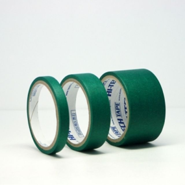 국산 녹색 마스킹 테이프 25mm 2개입 - 도색 및 보호용