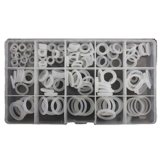 고무 오링 155PCS 세트 | NBR 오일링 바킹 규격 모음
