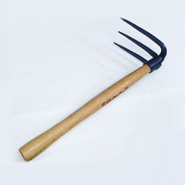 나무자루 쇠스랑 세발괭이 청원대장간 3발 굉이 쇠스