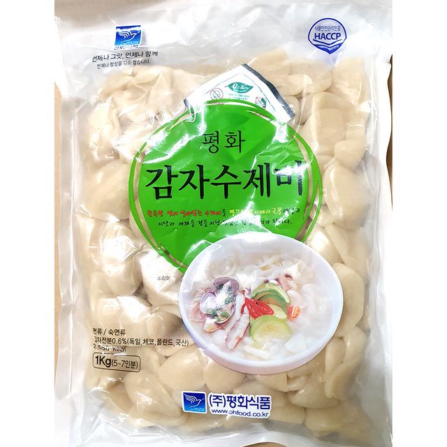 업소용 감자수제비 1kg x3 식자재 냉동 간편조리