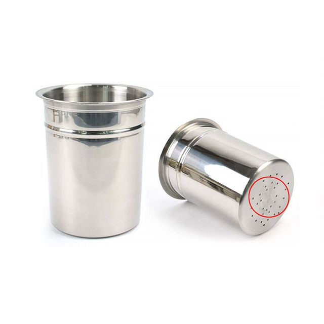 스텐 하단 타공 BMP 배식카수저통 2호 1.5L