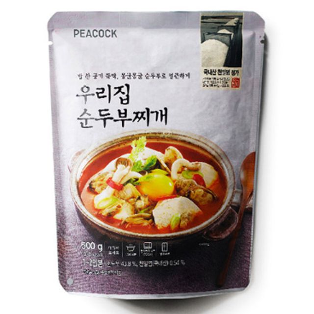 부드러운 냉장 우리집 순두부찌개 500g