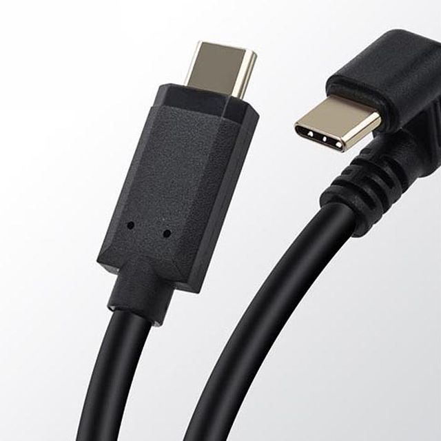 USB 3.1 Type C 케이블 1M C타입 180도 꺾임 C M to C